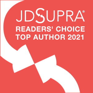 JD Supra Readers Choice Top Author 2021